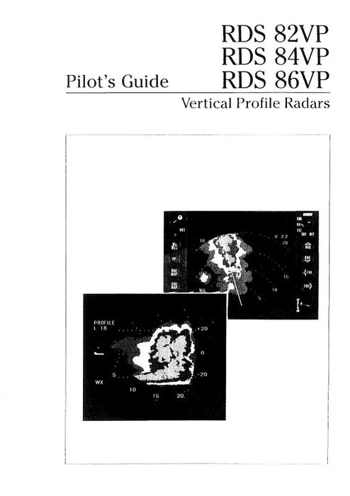 Bendix RDS-82VP,-84VP,-86VP Pilot's Guide (BXRDS82VP-PG-C)
