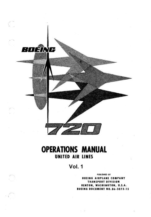 Boeing  720 1960 Operations Manual (BO720-OP-C)