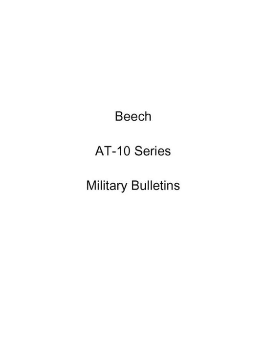 Beech AT-10 Series Military Bulletins (01-90KB-4)