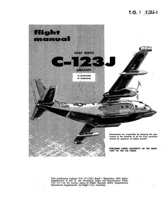 Fairchild C-123J 1965 Flight Manual (1C-123J-1)
