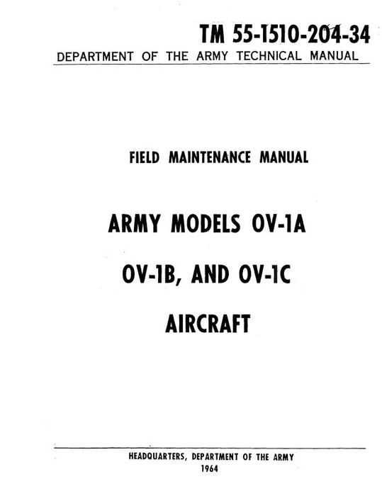 Grumman OV-1A 1964 Field Maintenance Manual (55-1510-204-34)