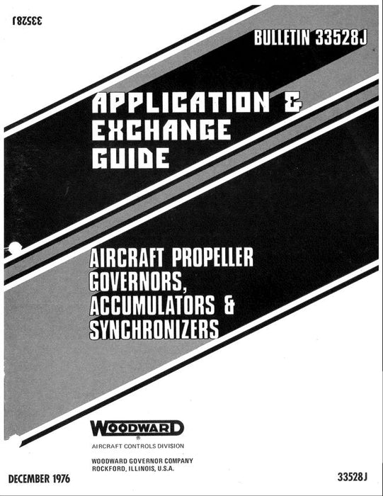 Woodward Application & Exchange Guide (Bulletin 33528J)