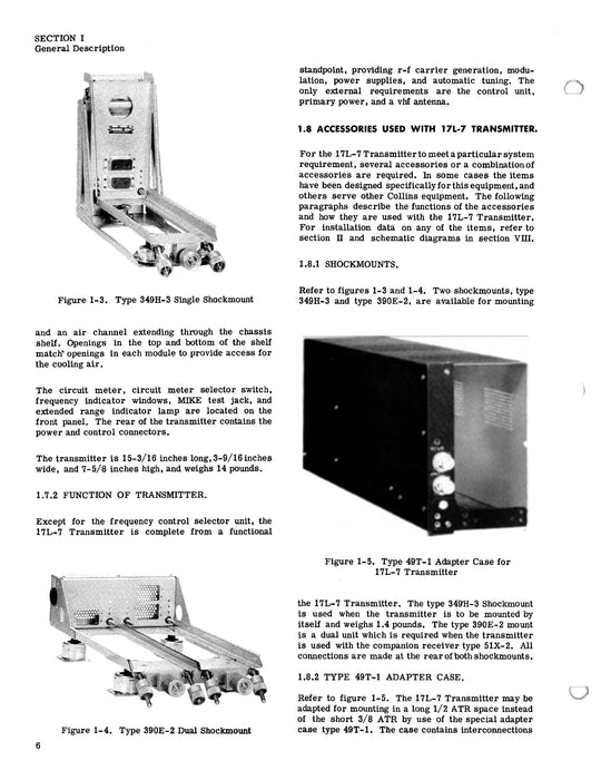 Collins 17L-7 1959 Instruction Book (520-5606-00)