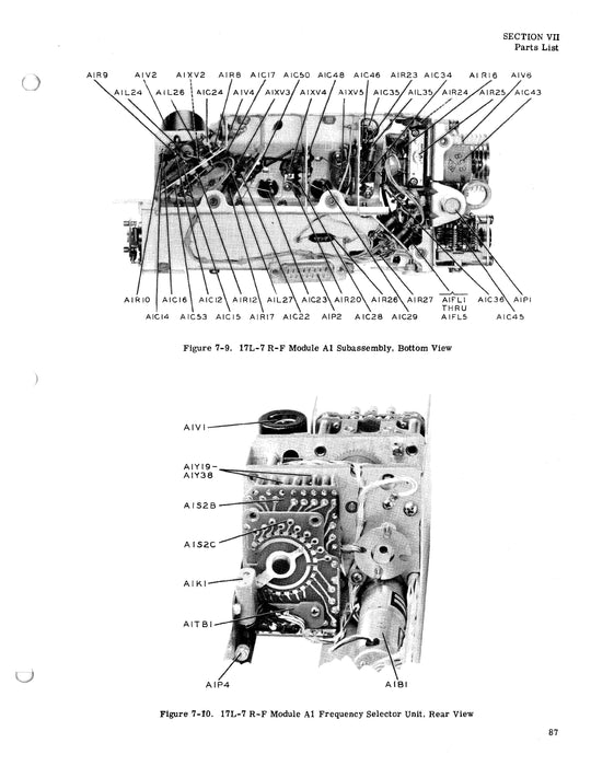 Collins 17L-7 1959 Instruction Book (520-5606-00)