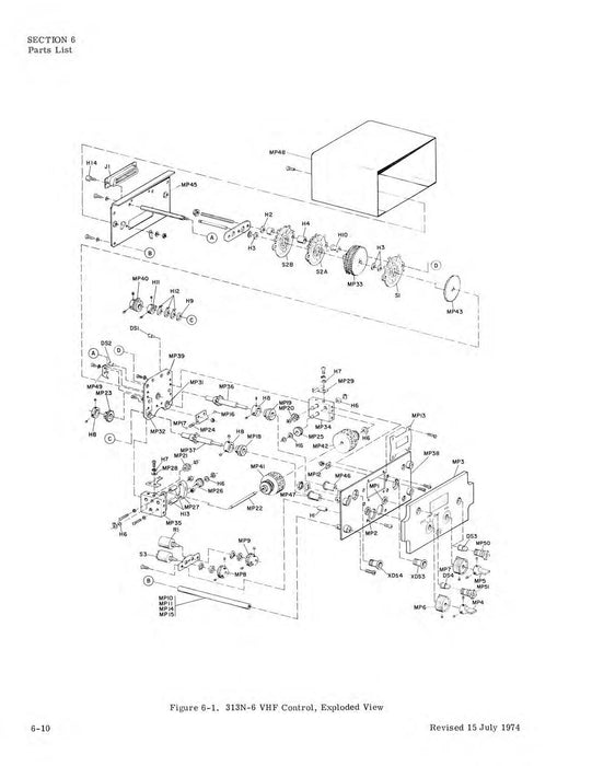 Collins 313N-6-6B-6C-6F-7 1980 Instruction Book (523-0756633-003)