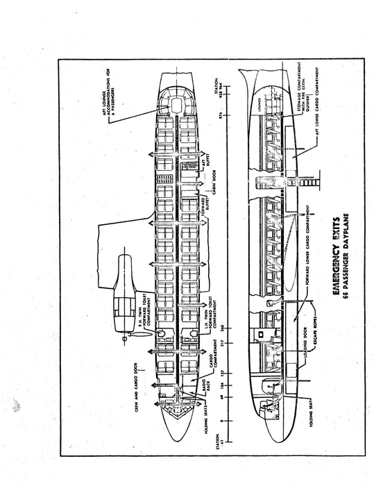 Western Air Lines, Inc. DC-6B Pilot's Flight Pilot's Flight Manual (Western Air Lines, Inc.)