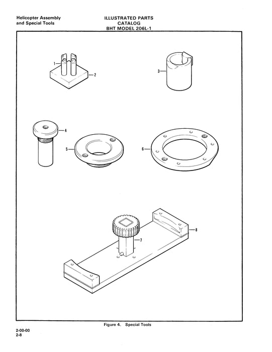 Bell Helicopter 206L-1 1981 Helicopter Illustrated Parts Catalog