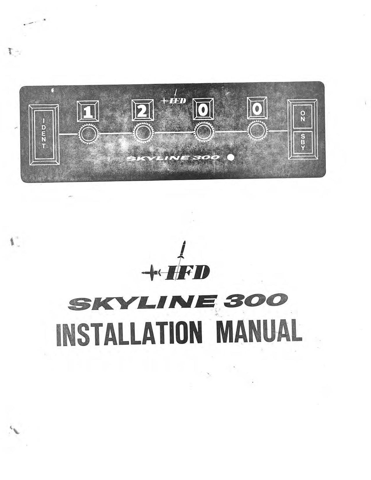 IFD Skyline 300 Installation Manual (IF300-IN-C) — Essco Aircraft