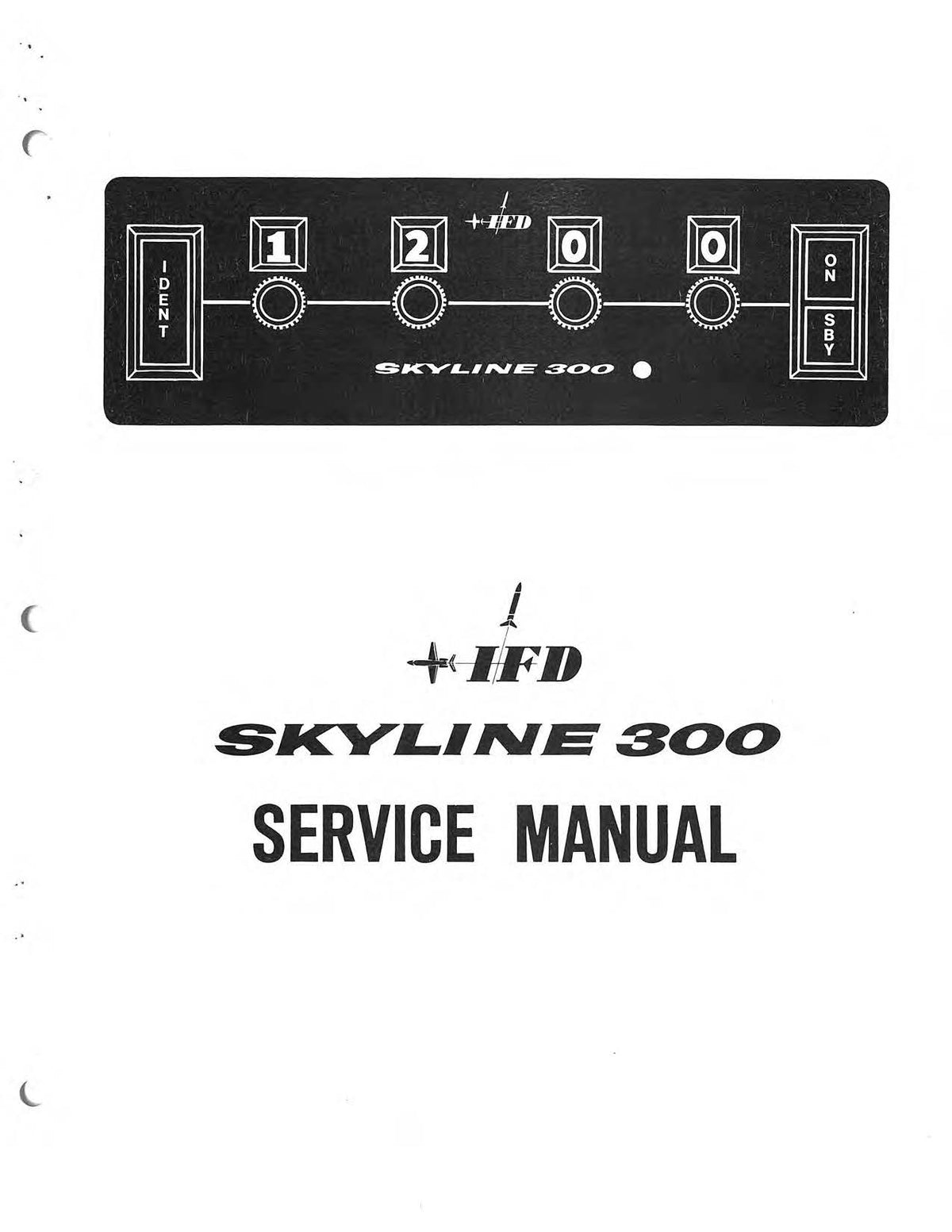 IFD Skyline 300 Transponder Maintenance Manual (IF300-M-C) — Essco Aircraft