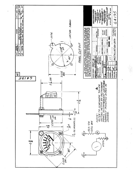 Lear Orienter ADF-12D3, ADF-12D4 Installation Instructions (LEADF12D3,4-IN)