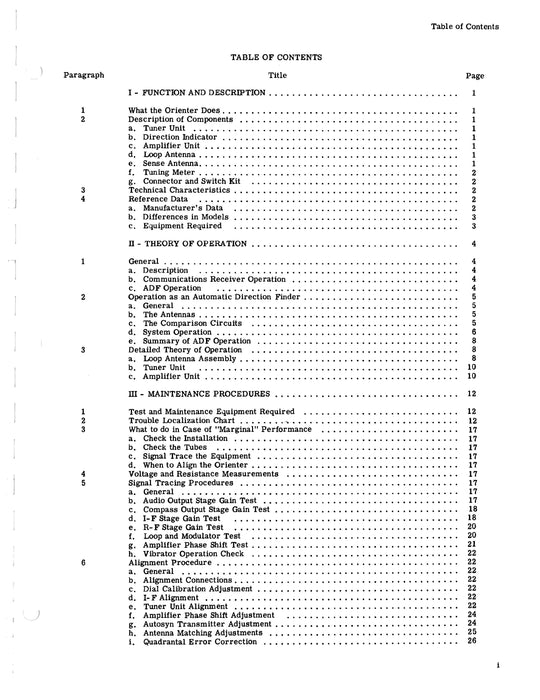 Learjet ADF-12D3,4 Maintenance Manual (LEADF12D3,4-M-C)