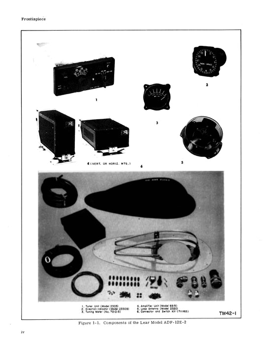 Learjet ADF-12E-2 Series Maintenance Manual (TM-42)