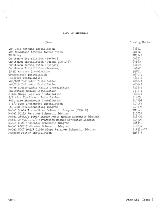 Lear Navigation-Communication System LNC-100  Installation Instructions