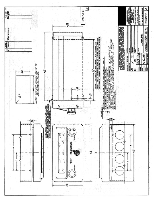 Learjet VHF-LF Combinations Installation Manual (ARIM-19)