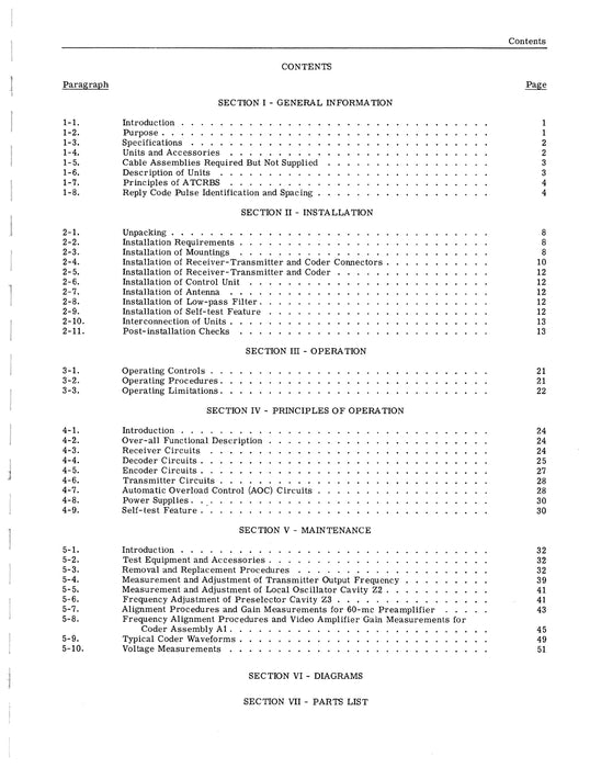 Aircraft Radio Corporation ARC 105A ATC Transponder Instruction Book (AR105A-IN-C)