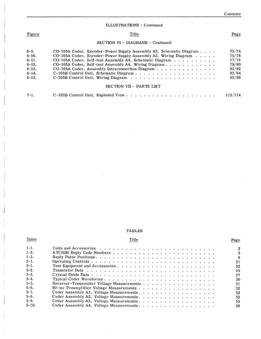 Aircraft Radio Corporation ARC 105A ATC Transponder Instruction Book (AR105A-IN-C)