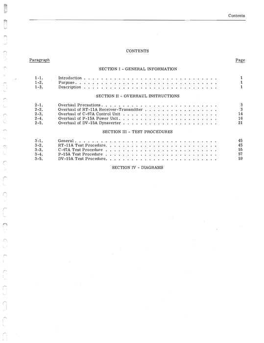Aircraft Radio Corporation ARC 210 VHF Navigation Equipment Overhaul Instructions 7010108