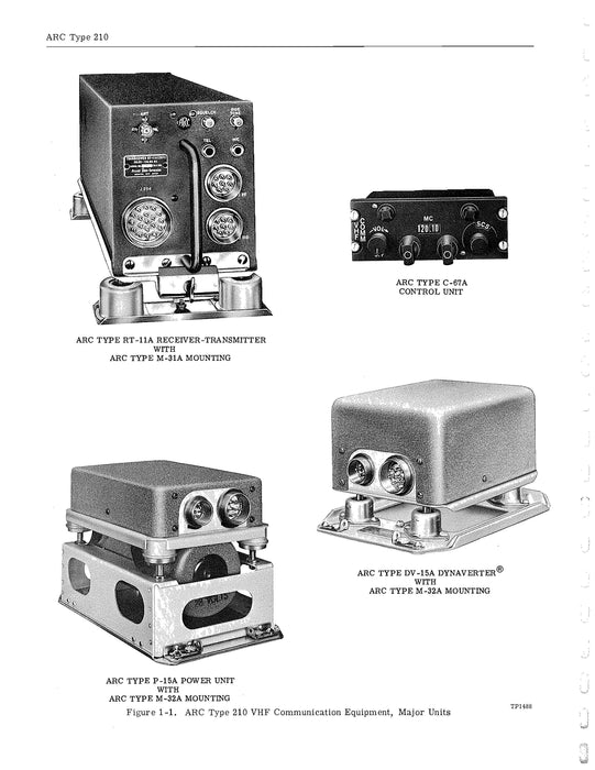 Aircraft Radio Corporation ARC 210 VHF Navigation Equipment Overhaul Instructions 7010108