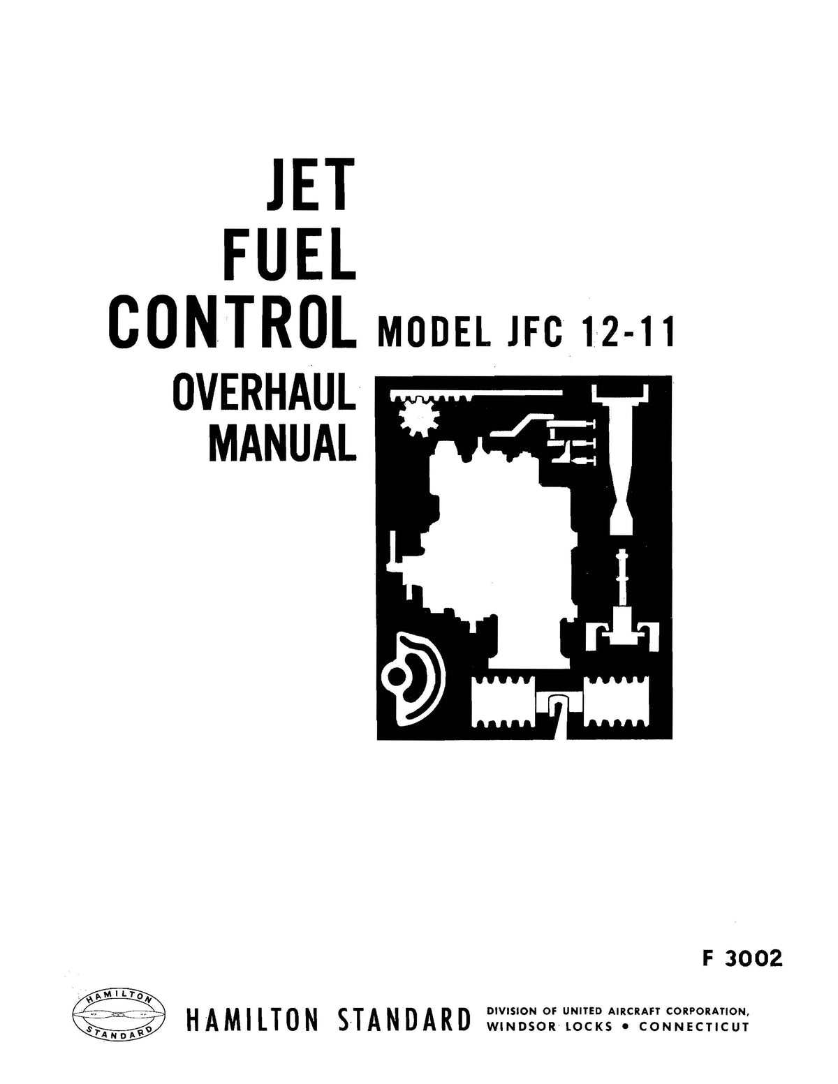Hamilton Standard JFC 12-11 Jet Fuel Control Overhaul Manual 1958