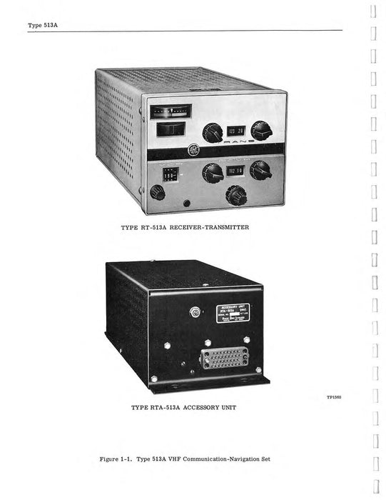 Aircraft Radio Corporation ARC 513A Communication Navigation Set Instruction Book (AR513A-IN-C)