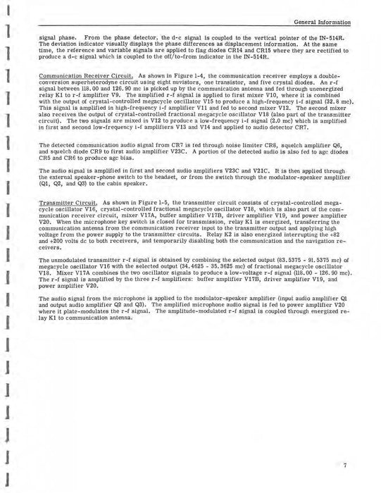 Aircraft Radio Corporation ARC 517R Communication Navigation Set Instruction Book (ARC517R-IN-C)