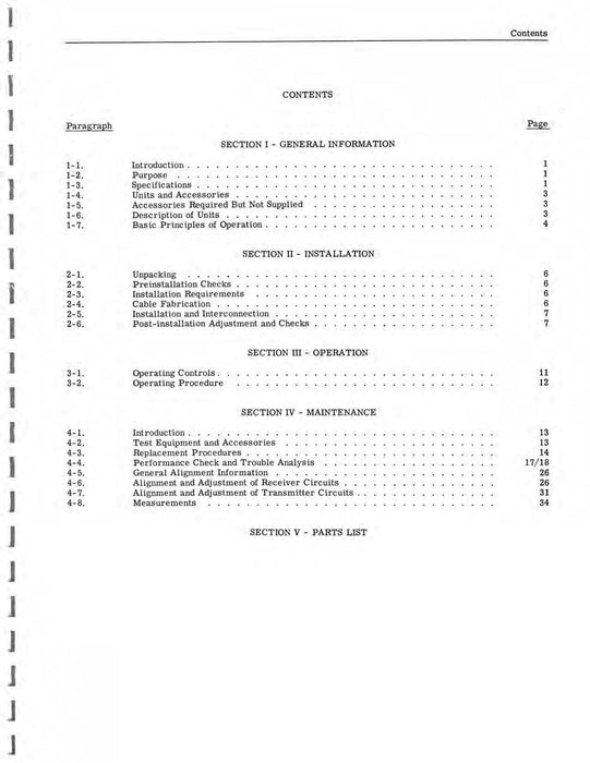 Aircraft Radio Corporation 524A Communication Set Instruction Book (ARCIB-524A(1968)