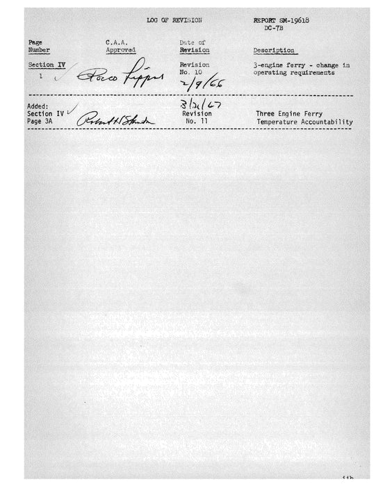 Douglas DC-7B 1956 Flight Manual