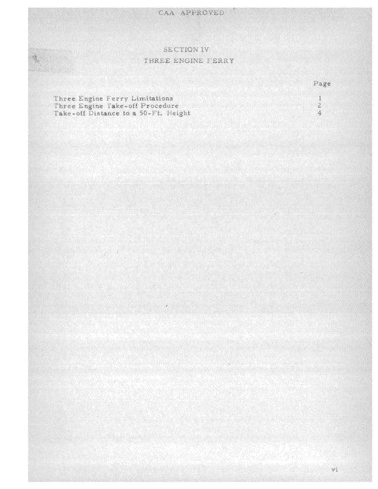 Douglas DC-7B 1956 Flight Manual