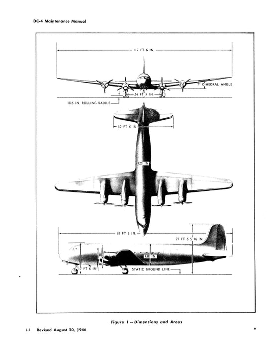 Douglas DC-4 Maintenance Manual Vol III Hydraulics & Landing Gear