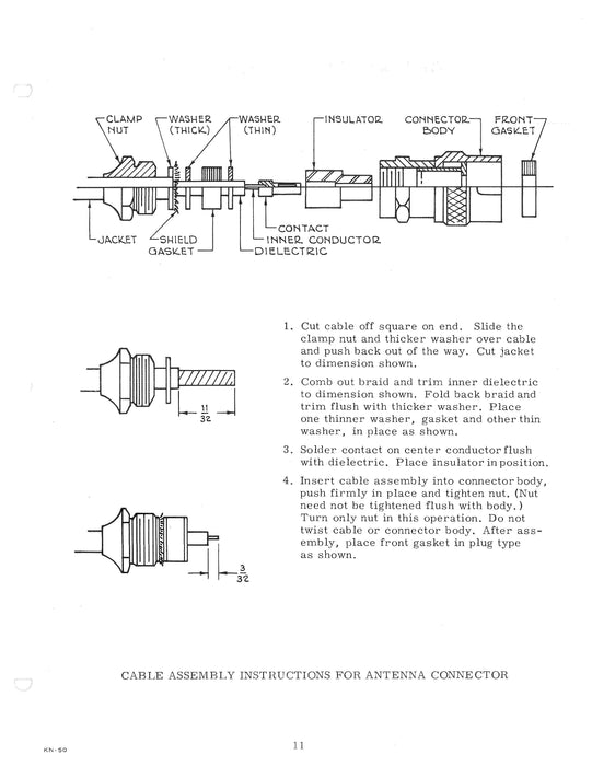 King KR-40 Nav Receiver Instruction Manual