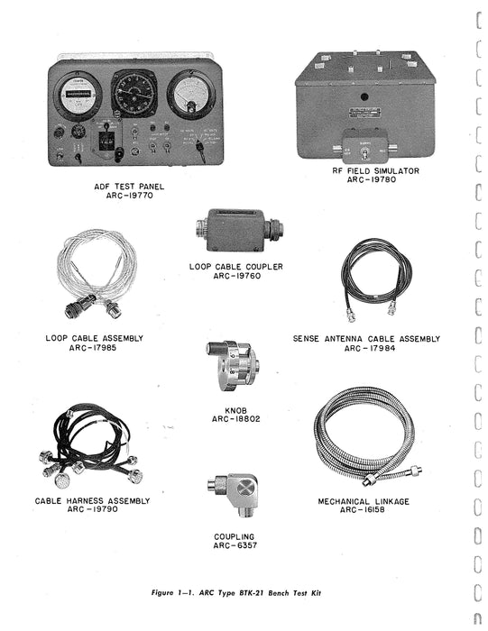 Aircraft Radio Corporation ARC BTK-21 Bench Test Kit Instruction Book (ARBTK21-IN-C)