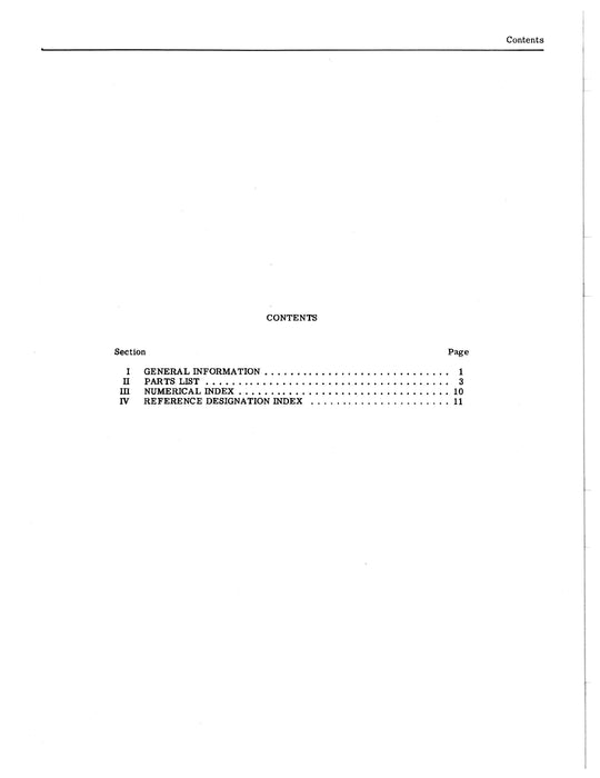 Aircraft Radio Corporation ARC CA-10 Computer Amplifier Overhaul Instructions & Parts Catalog (ARCA10-OHP-C)