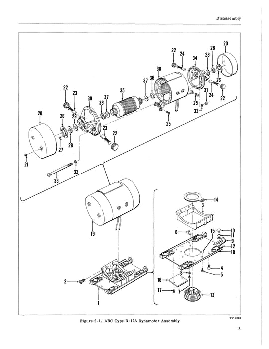 Aircraft Radio Corporation ARC D-10A Overhaul Instructions & Parts Catalog