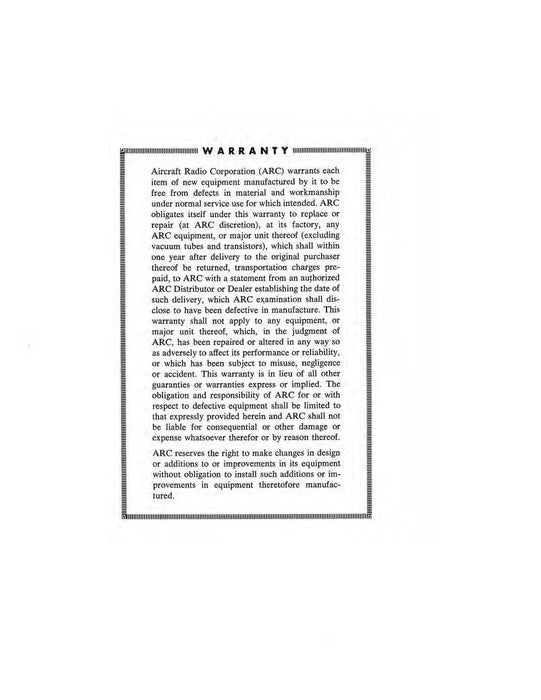 Aircraft Radio Corporation ARC F-11A Isolation Amplifier Instruction Book (ARF11A-55-IN-C)