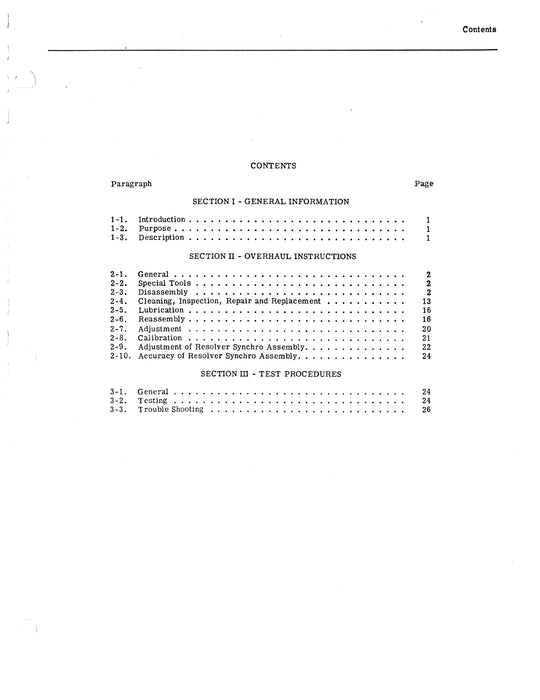 Aircraft Radio Corporation ARC IN-10 Course Indicator1958 Overhaul Instructions & Parts Catalog