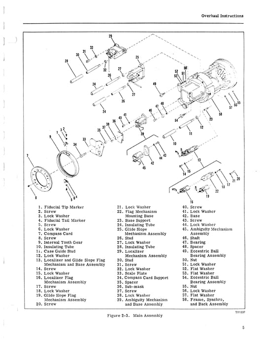 Aircraft Radio Corporation ARC IN-10 Course Indicator1958 Overhaul Instructions & Parts Catalog