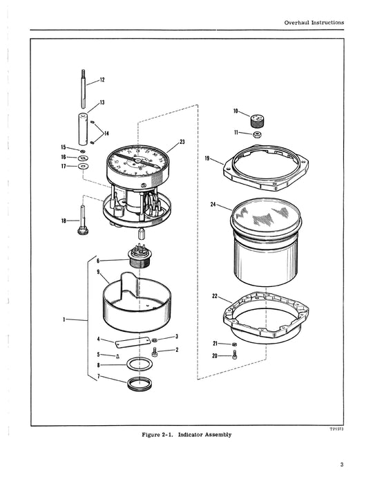 Aircraft Radio Corporation ARC IN-12 Indicator Overhaul Instructions & Parts Catalog