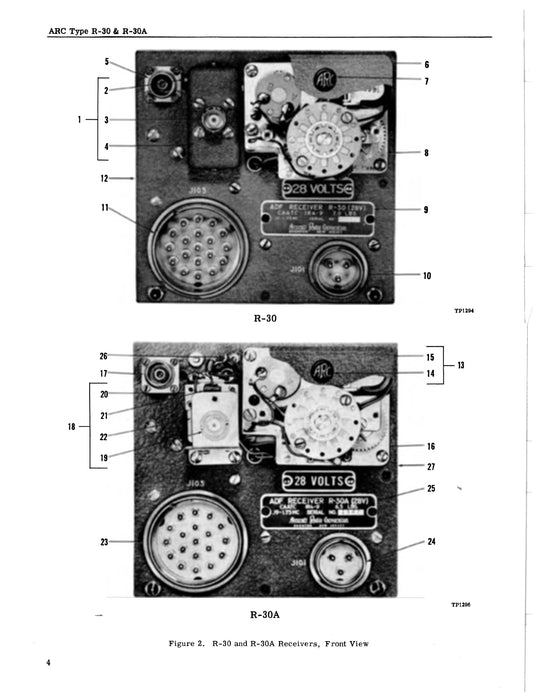Aircraft Radio Corporation ARC R-30 & R-30A Receivers Parts Catalog