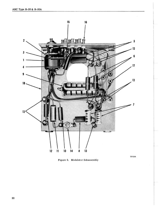 Aircraft Radio Corporation ARC R-30 & R-30A Receivers Parts Catalog