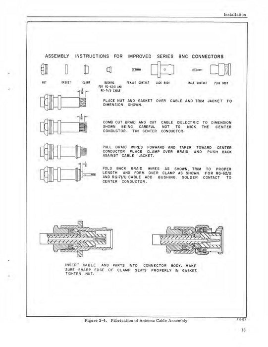 Aircraft Radio Corporation ARC R-31A Receiver Instruction Book (ARCIB-R543B-2)