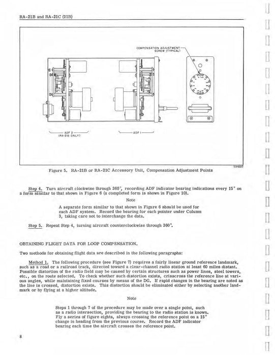 Aircraft Radio Corporation ARC RA-21B,C Accessory Units Instruction Book (ARRA21B,C-IN-C)