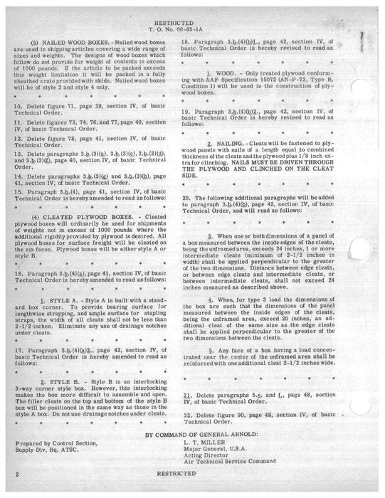 AAF Packaging Materials and Equipment 1945 (00-85-2)