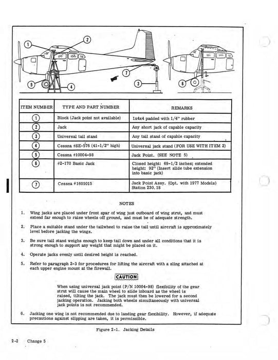 Cessna 180 & 185 Skywagon 1969-1979 Service Manual D2000-7-13
