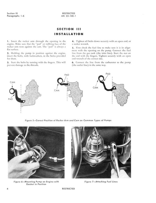 AC, BF and R Fuel Pumps Handbook Of Instruction With Parts Catalog (03-10E-1)