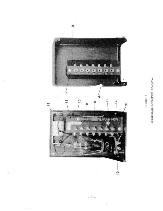 Interphone Equipments RC-34 and RC-35 Instruction Book