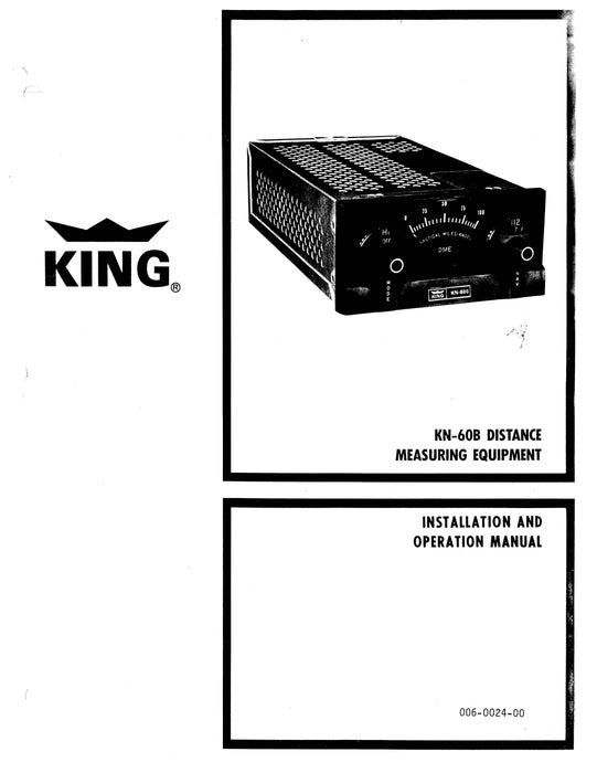 King KN-60B DME Installation Manual (006-0024-00)