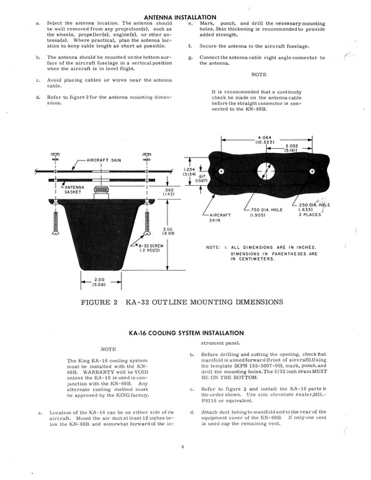 King KN-60B DME Installation Manual (006-0024-00)