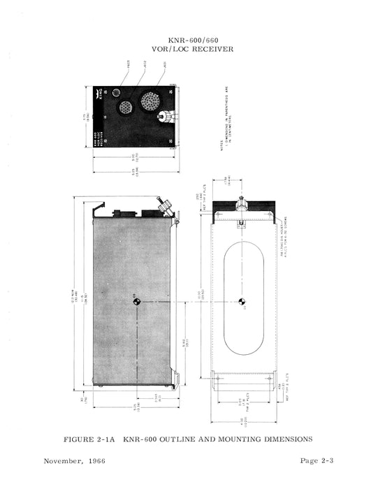 King KNR600-660-600A-660A 1972 Installation Manual (006-0048-02)