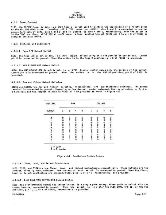 King KDL 569R Data Loader Installation-Maintenance Manual (006-5524-00)