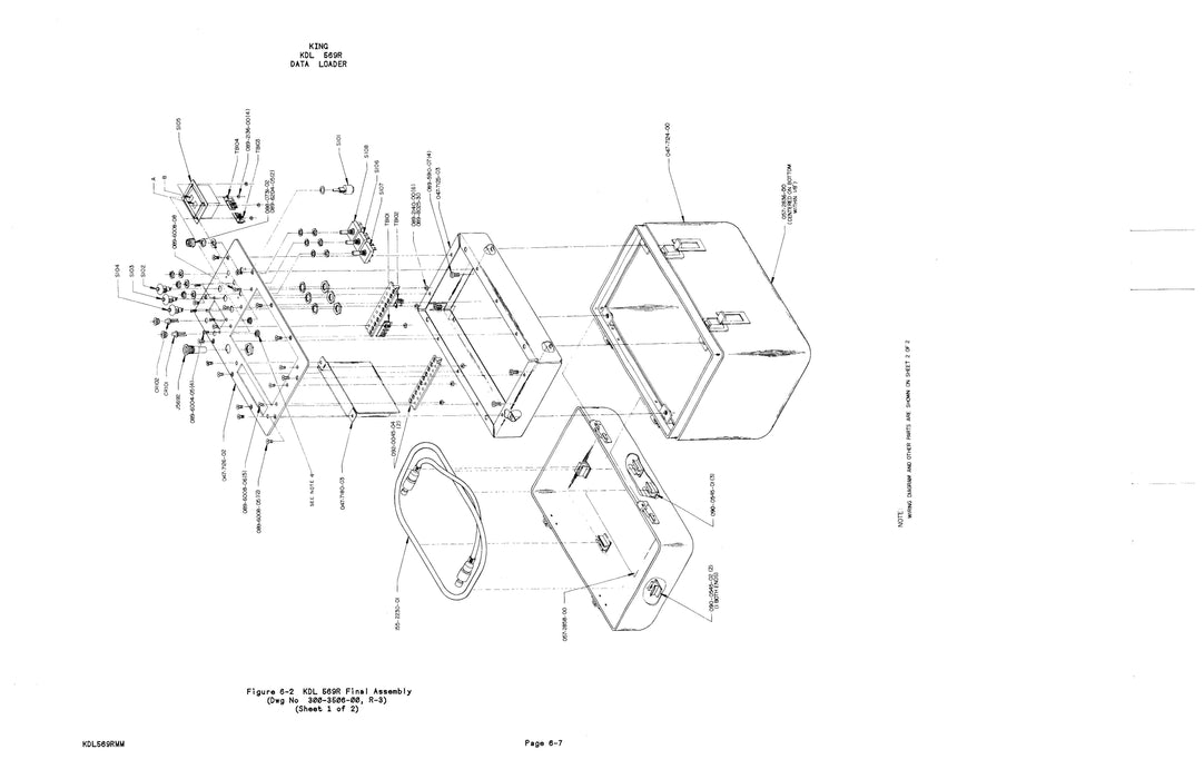 King KDL 569R Data Loader Installation-Maintenance Manual (006-5524-00)